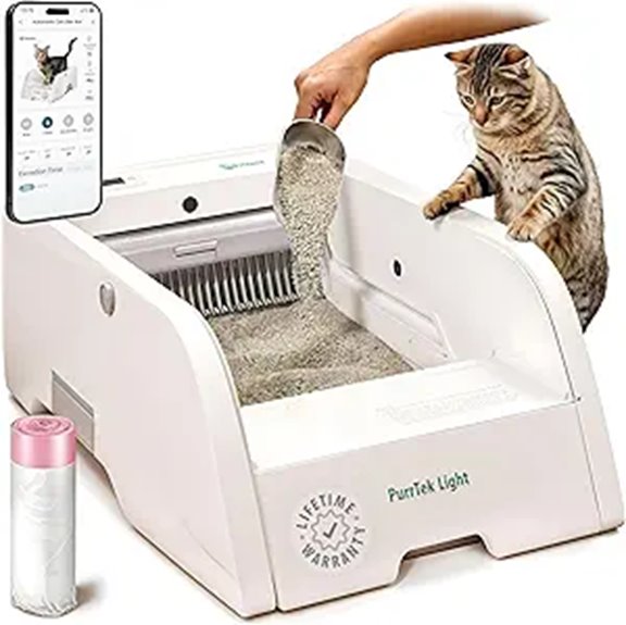 Auto Self-Cleaning Cat Litter Box with APP Control