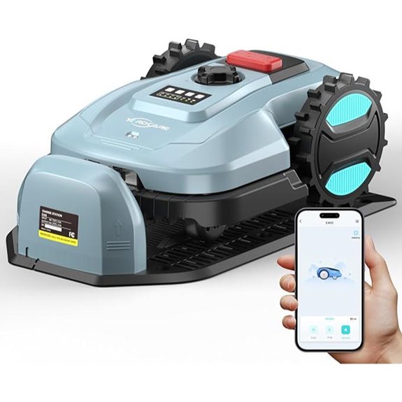 Robotic Lawn Mower with App Control and Smart Features