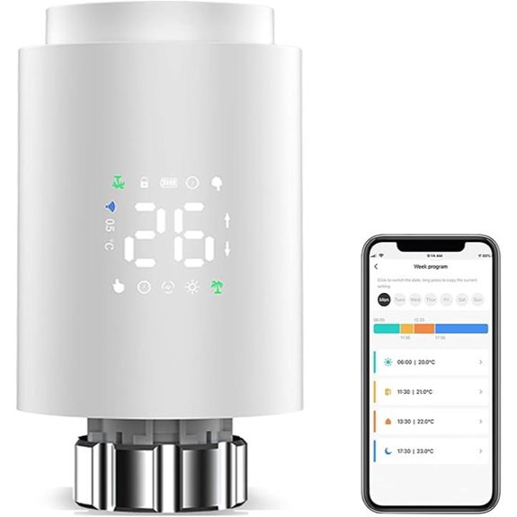 Smart Thermostat Radiator Valve with App Control