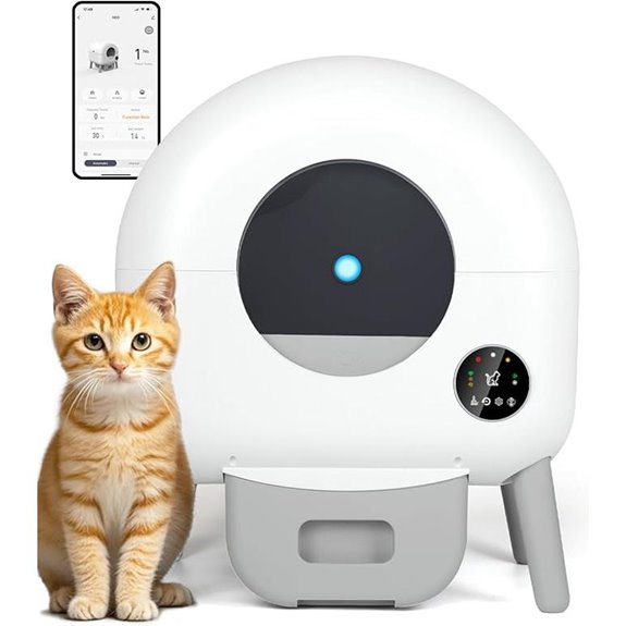 Self-Cleaning Litter Box with APP Control