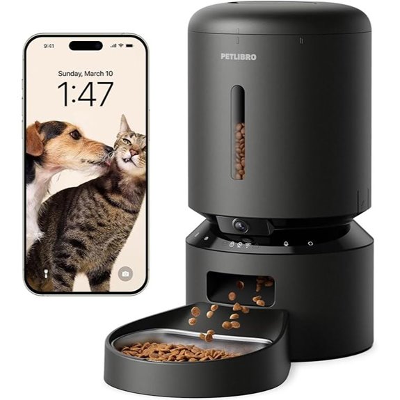 smart camera cat feeder