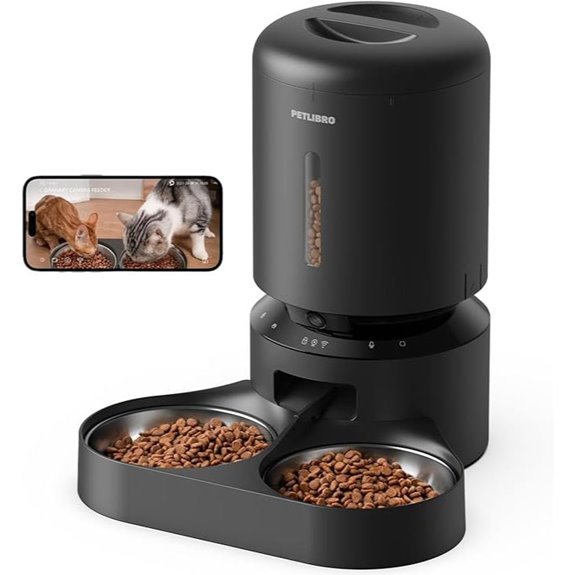 smart camera cat feeder