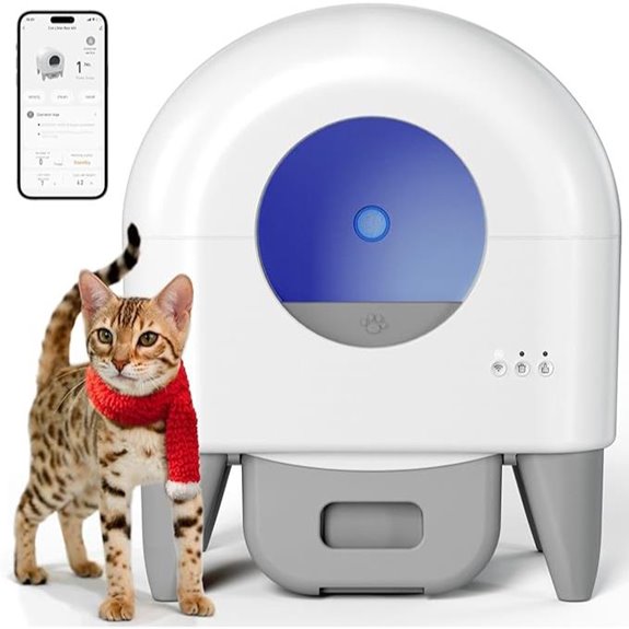 Self-Cleaning Litter Box with App Control