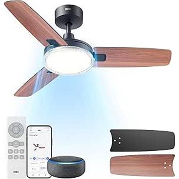Dreo Smart Ceiling Fan with Lights and Remote