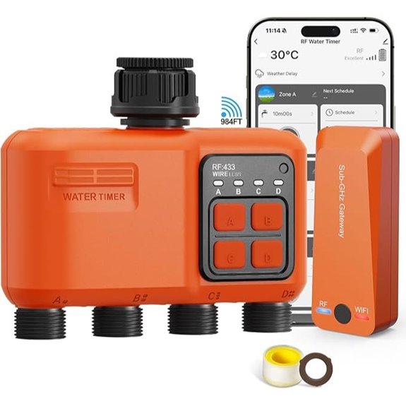 Smart WiFi Sprinkler Timer for Garden System