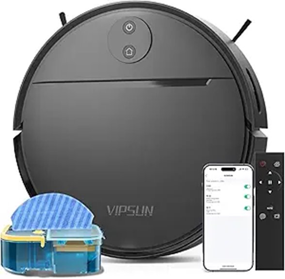Robot Vacuum & Mop with App Control and Self-Charge