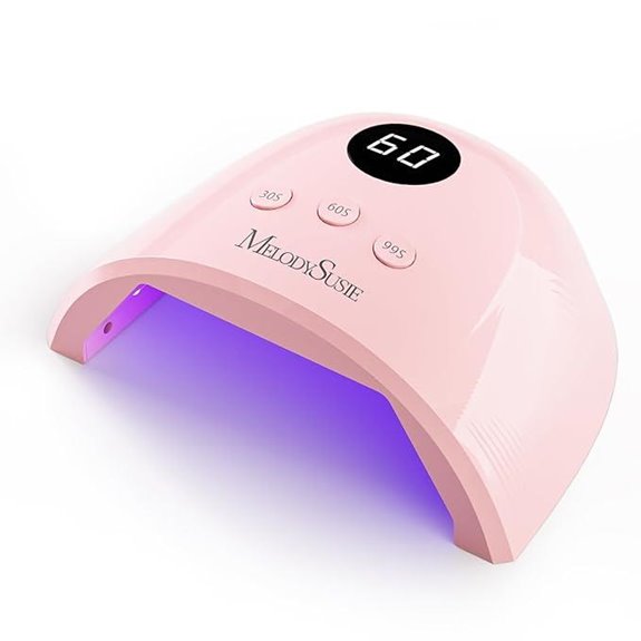 MelodySusie UV Nail Lamp with Smart Sensor and Timers