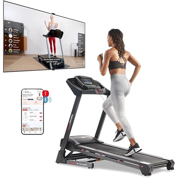 smart treadmill with incline