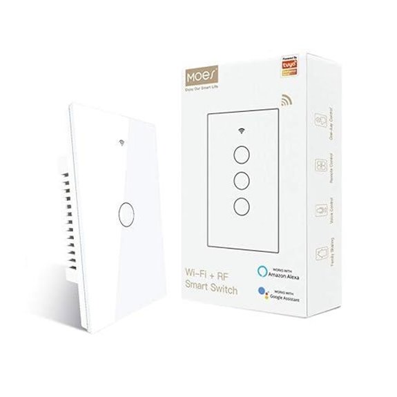 MOES Touch Wall Smart Switch with WiFi and Alexa