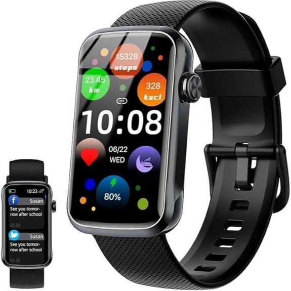 Fempoin Smart Watch with 24 Sport Modes and Heart Rate