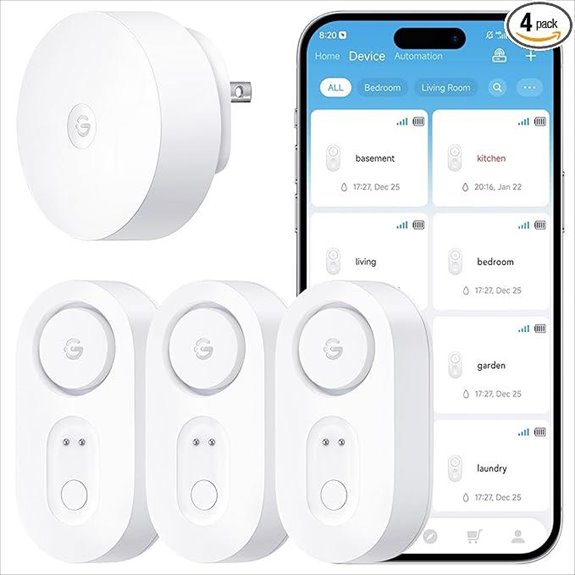 GoveeLife Smart Water Leak Detector 3-Pack