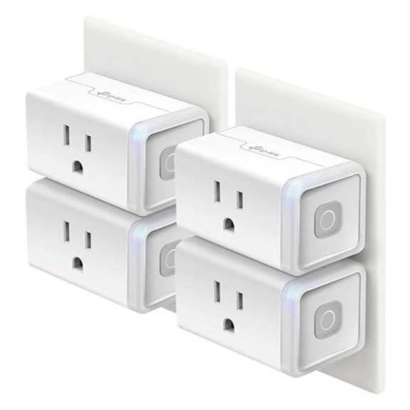 Kasa Smart Wi-Fi Plug 4-Pack Alexa Compatible