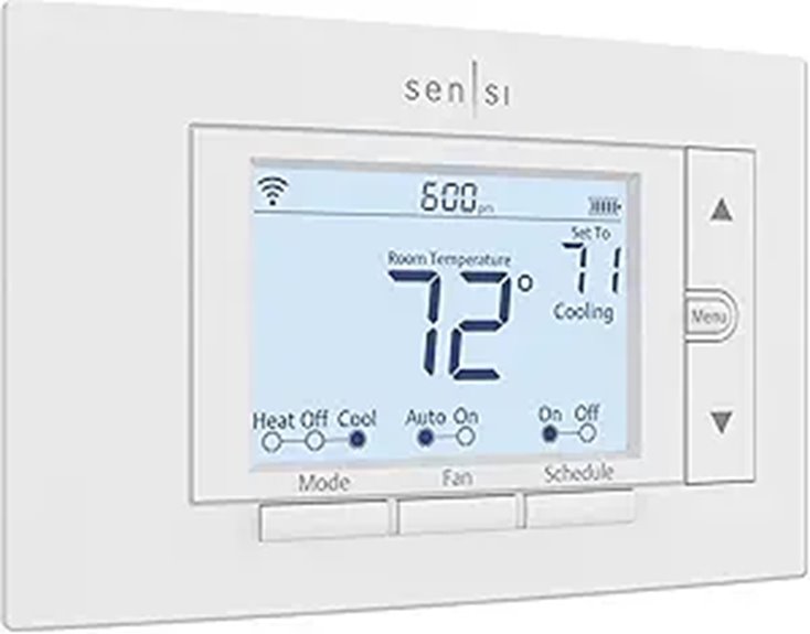 Sensi Smart Wi-Fi Thermostat with Alexa Compatibility