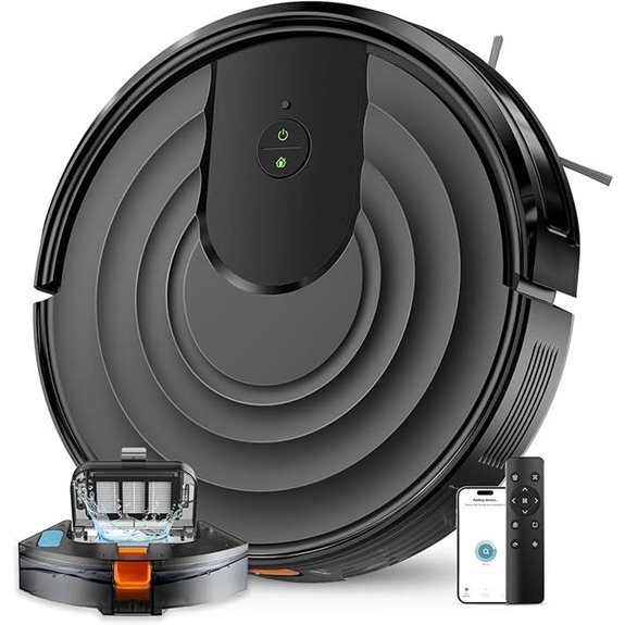 Robot Vacuum and Mop Combo with Wi-Fi/App/Alexa Control
