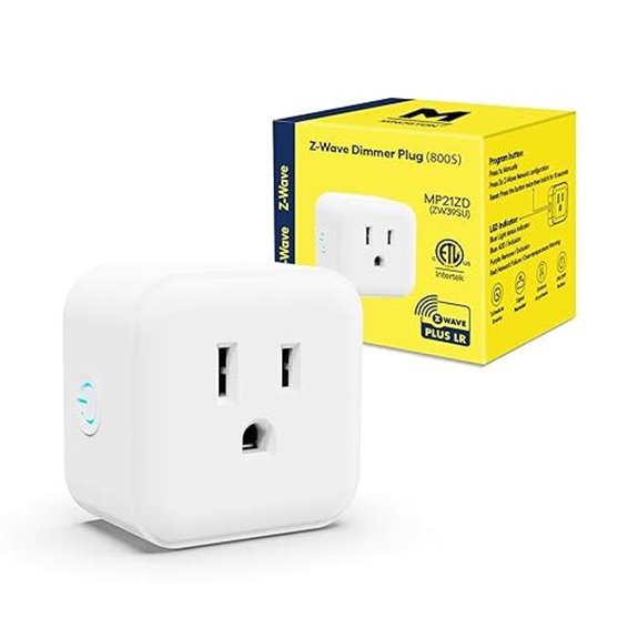 Minoston Z-Wave Outlet Dimmer 200W Alexa & Google