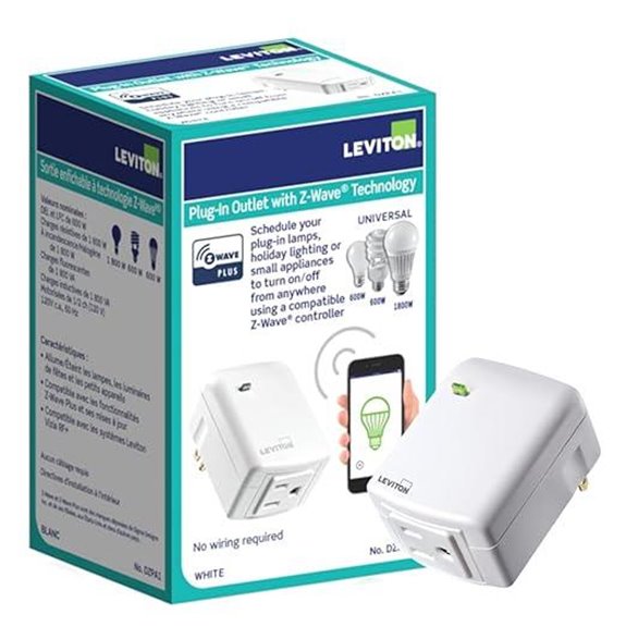 Leviton Decora Z-Wave Smart Plug-in Outlet