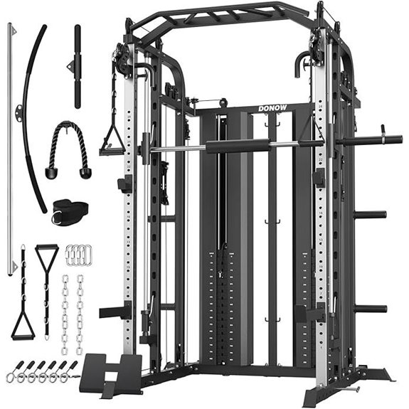 DONOW Smith Machine with Weight Stacks