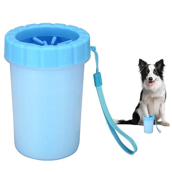 Pet Paw Cleaner Cup with Soft Silicone Bristles
