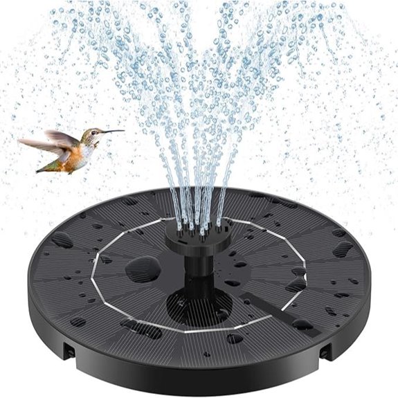Solar Fountain Pump for Bird Bath and Garden