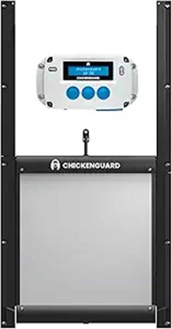 ChickenGuard Automatic Coop Door Opener with Solar & Batteries