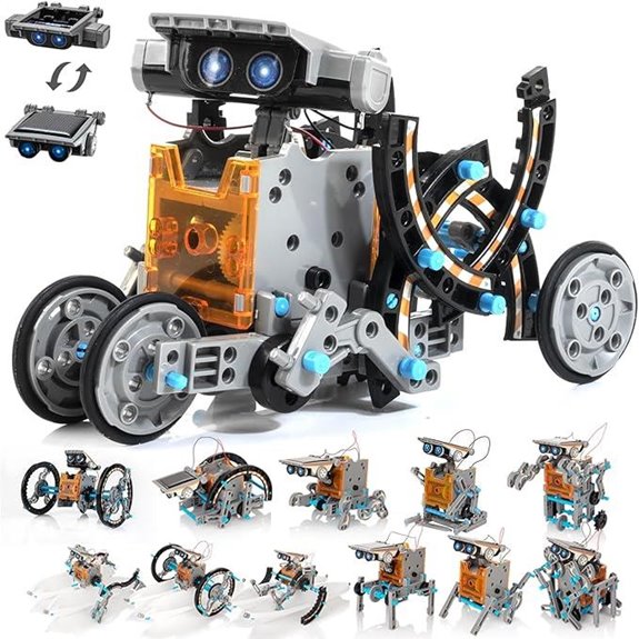 14-in-1 Solar Robot Kit for Kids Ages 8-12