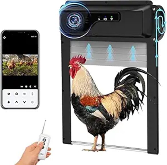 Solar HD Chicken Coop Door with WiFi & App Control