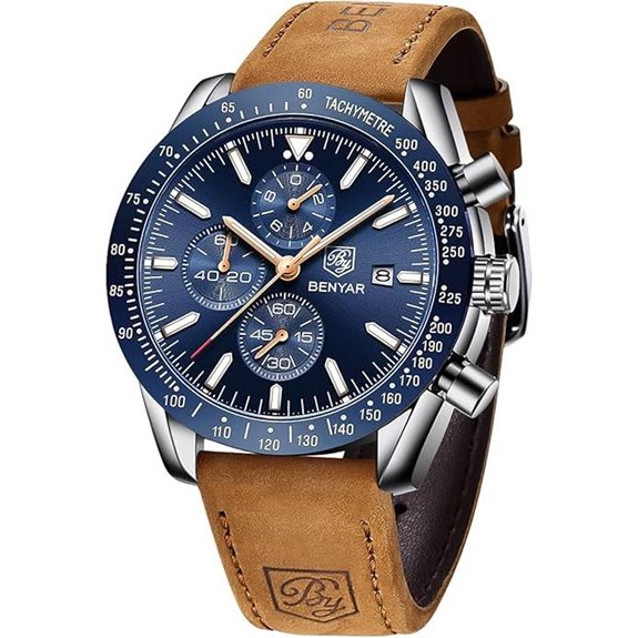 BenYar Men's Waterproof Quartz Chronograph Watch