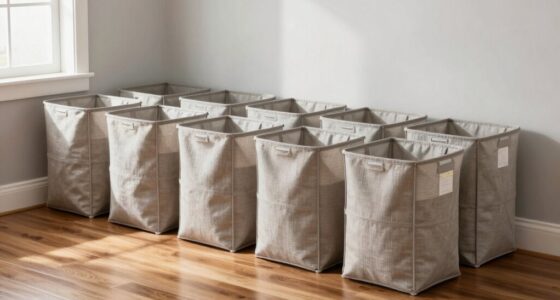 space saving laundry baskets