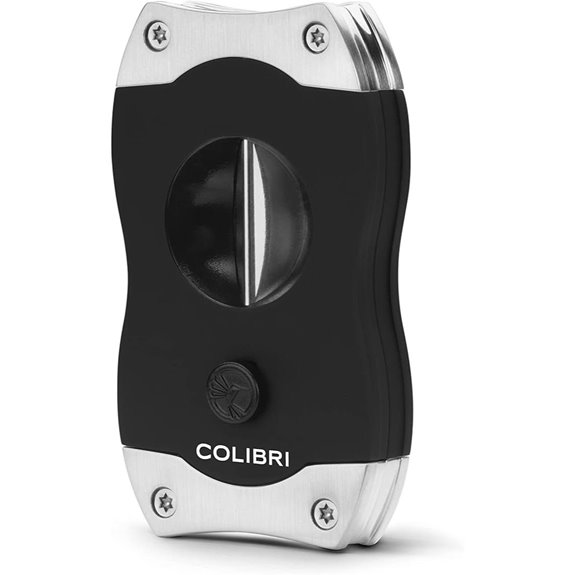 Colibri V-Cut Cigar Cutter Stainless Steel Gift