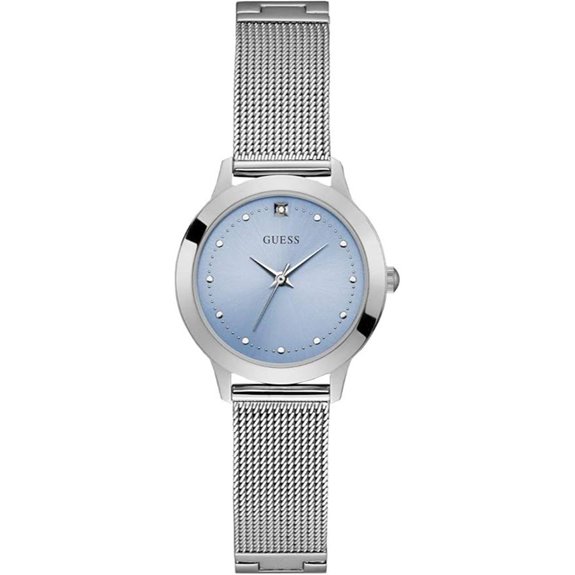 Guess Stainless Steel Mesh Bracelet Watch
