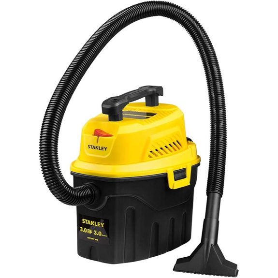 STANLEY 3-Gallon Wet-Dry Shop Vacuum with 3 HP