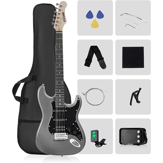 Beginner Electric Guitar Kit with Amp & Accessories