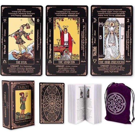 Beginner Tarot Card Deck with Guide Book