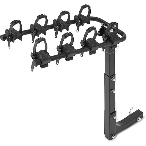Amazon Basics 4-Bike Hitch Rack with Foldable Steel