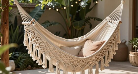 stylish macram hammock chairs