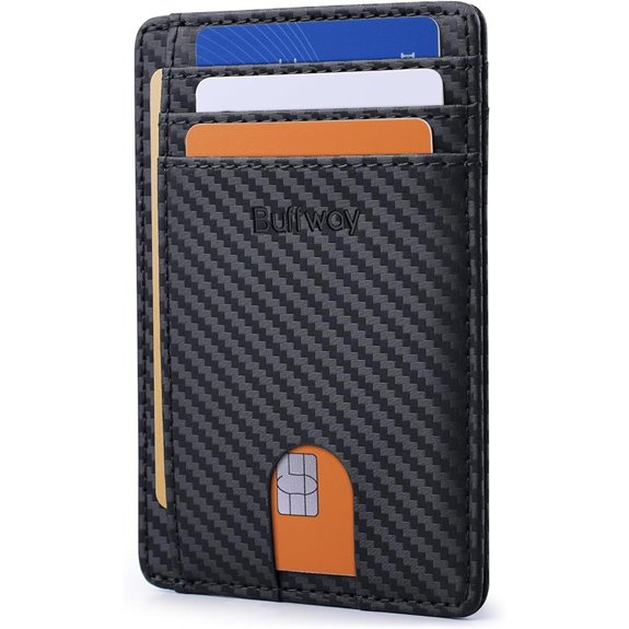 Buffway RFID Leather Wallet for Men and Women