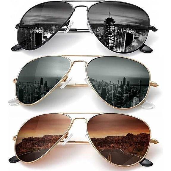 KALIYADI Aviator Sunglasses for Men & Women