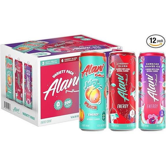 Alani Nu Variety Pack: Sugar-Free Energy Drinks (12 Pack)