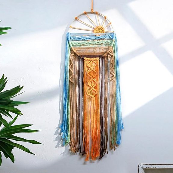 Artilady Sunset Wall Art Dream Catcher