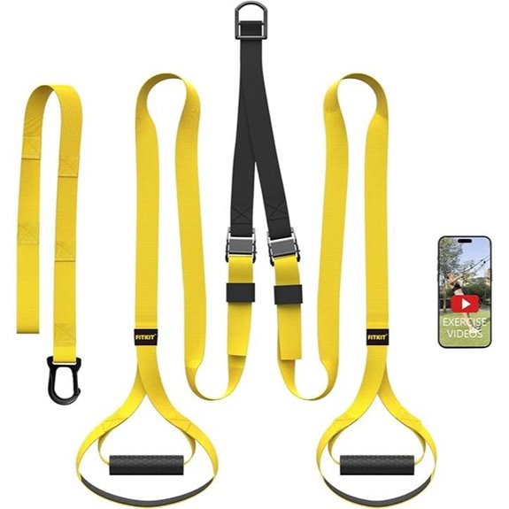 FITKIT Suspension Bodyweight Fitness Training Kit