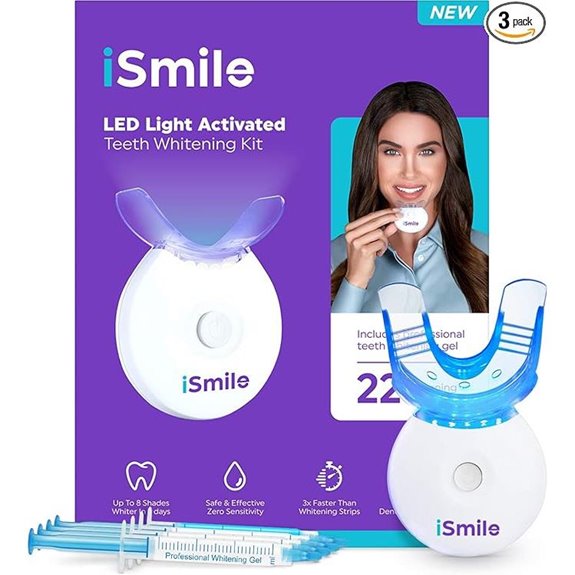 iSmile Teeth Whitening Kit with LED & Gel