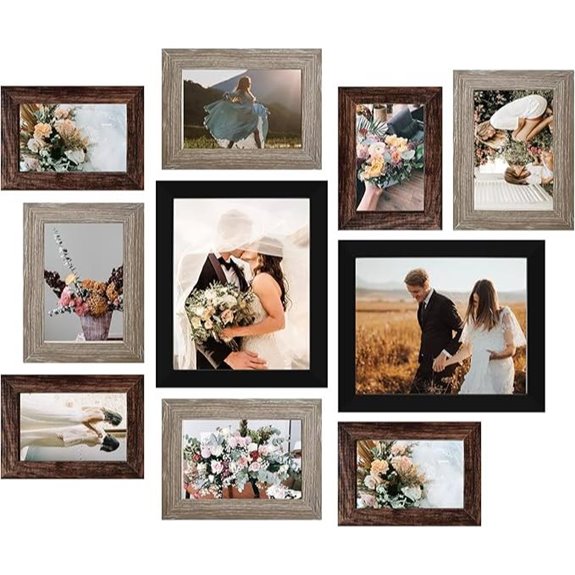 Luckylife 10-Pack Collage Wall Frame Set