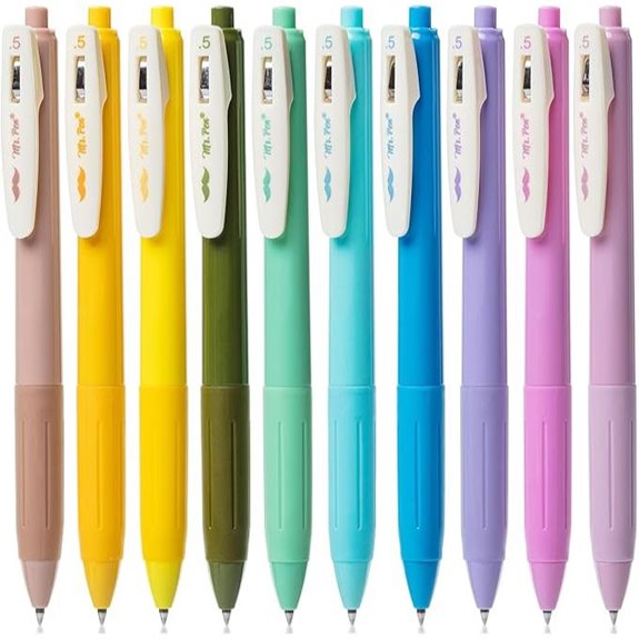 Mr. Pen Retractable Gel Pens 10 Pack