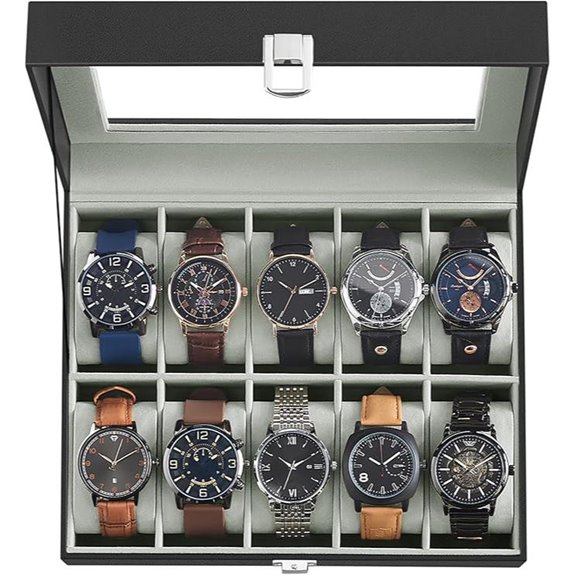 SONGMICS 10-Slot Watch Box Organizer