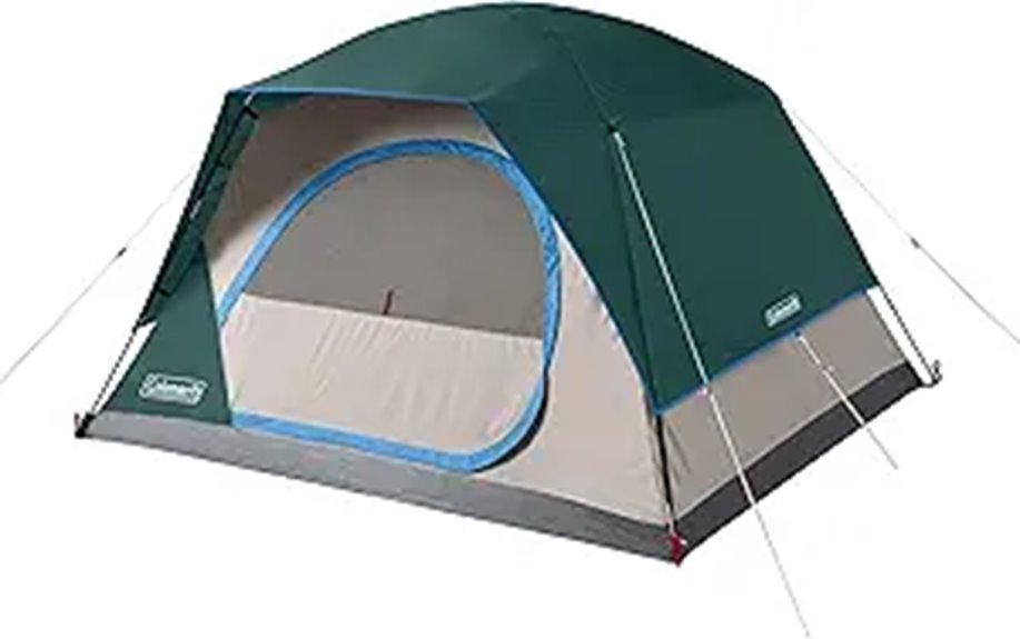 Coleman Skydome Tent with Rainfly and Carry Bag