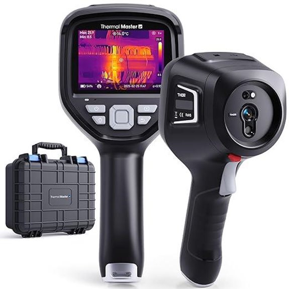 Thermal Imager with Fusion & Visual Camera