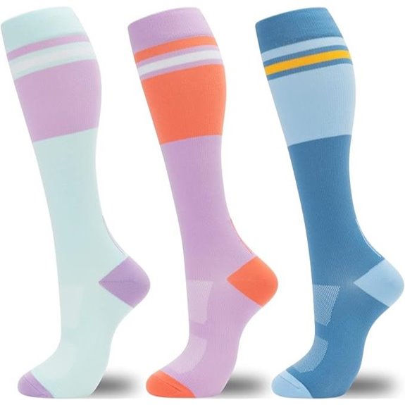 Fenglaoda Compression Socks 3 Pairs for Support