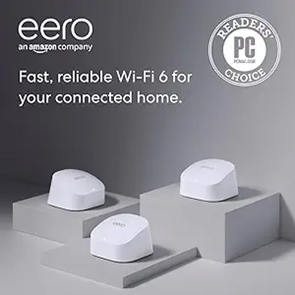 Amazon eero 6 Mesh WiFi System (3-Pack)