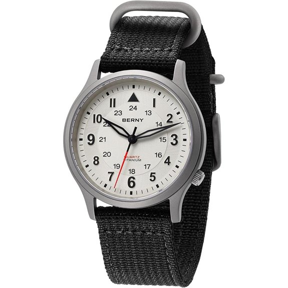 BERNY Titanium Unisex Sports Watch with Luminous Hands