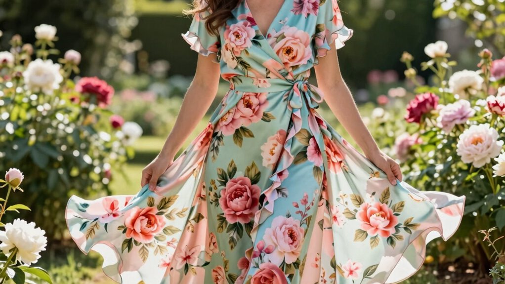 top 15 floral wrap dresses